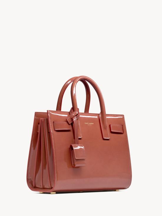 26SS 생로랑 삭 드 주르 나노 페이턴트 레더 마일드 398711 AAD165945 Green - SAINT LAURENT