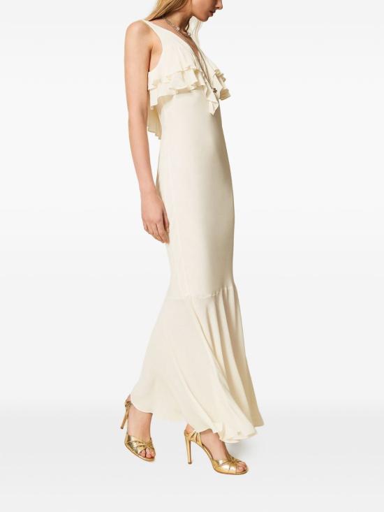 26SS 트윈셋 미디 원피스 261TT2070 00059 White - TWINSET