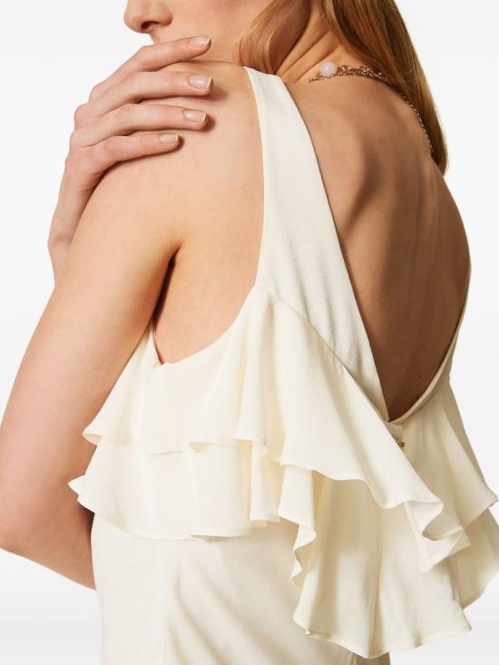 26SS 트윈셋 미디 원피스 261TT2070 00059 White - TWINSET