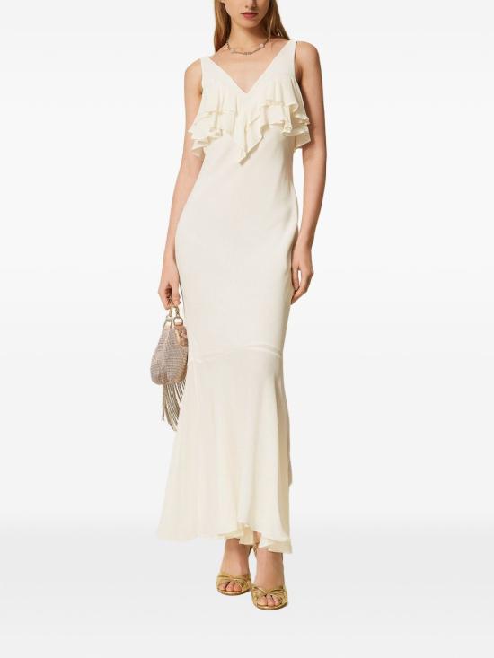 26SS 트윈셋 미디 원피스 261TT2070 00059 White - TWINSET