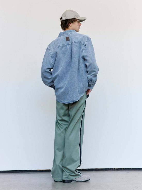  로에베 탑 코튼 & 린넨 셔츠 - LOEWE