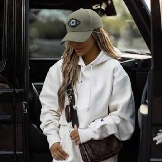  C. GRASSI 모자 C. Grassi 에너지 프로젝트 악마의 눈 수공예 천연 크리스탈 비즈 - OTHER BRANDS