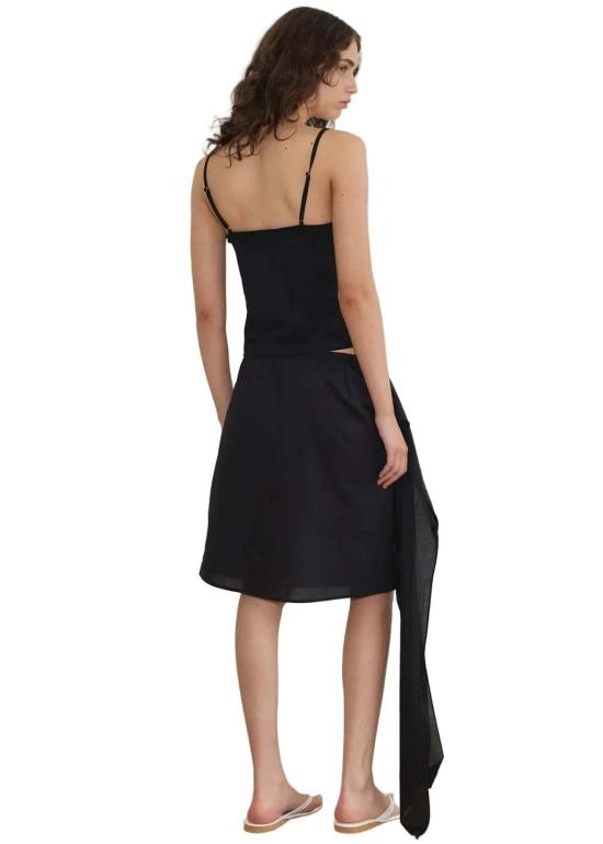  데이지 스튜디오 민소매 티셔츠 Deiji Studios Clasp 싱글렛 탑 블랙 - DEIJI STUDIO