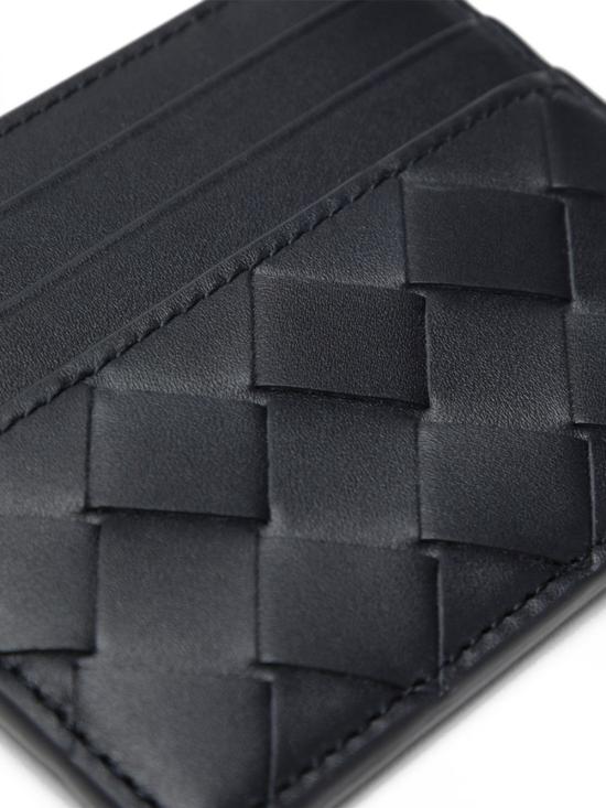 26SS 보테가베네타 인트레치아토 카드 지갑 795612V5FC1 4363 Midn bas midn ba mid - BOTTEGA VENETA