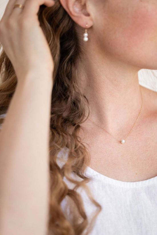  쉬나 마샬 주얼리 목걸이/팬던트 시나 마샬 주얼리 그릿 진주 목걸이 (골드 필드) - SHEENA MARSHALL JEWELRY