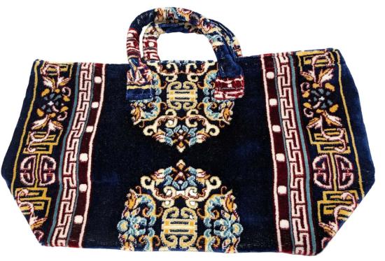  푸에브코 캐리어 폴리에스터 면 러그 원단 가방 - PUEBCO