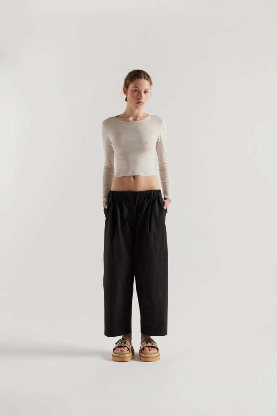  클로크 긴팔 티셔츠 미스트 발레 탑 본 - KLOKE