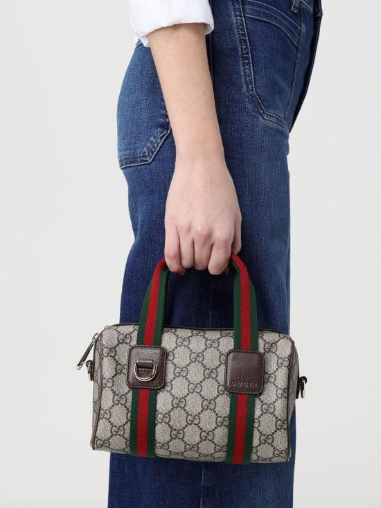 26SS 구찌 미니 GG 더플백 859975FACHL 8844 Black - GUCCI