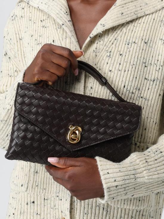 26SS 보테가베네타 노트 락 크로스바디백 817191V08Z0 2190 Brown - BOTTEGA VENETA