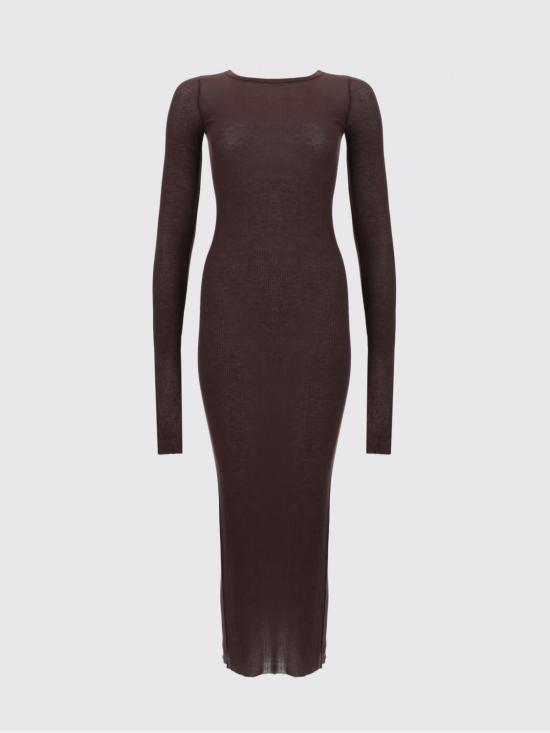 26SS 릭 오웬스 롱 원피스 RP01F6546RC 53 Brown - RICK OWENS