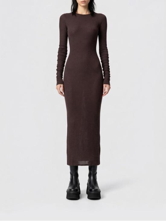 26SS 릭 오웬스 롱 원피스 RP01F6546RC 53 Brown