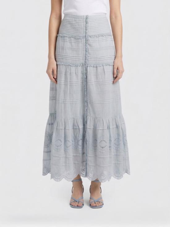 26SS 이자벨마랑에뚜왈 파올리네 스커트 JU0446FAD1J05E 30LU Blue