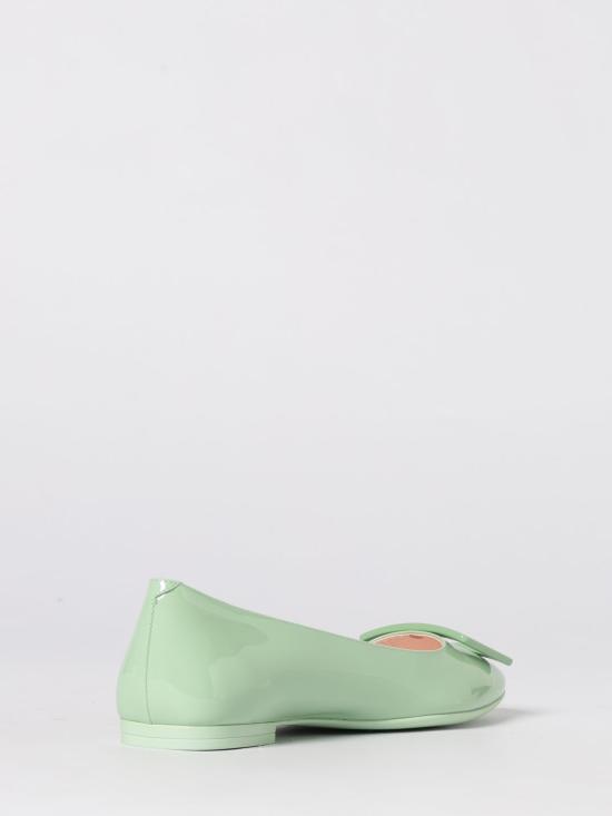 26SS 로저비비에 U 룩 발레리나 플랫 RVW66834910D1P T033 Green - ROGER VIVIER
