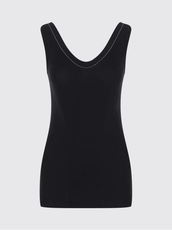 26SS 브루넬로 쿠치넬리 코튼 티셔츠 M0TC8BJ312 C101 Black - BRUNELLO CUCINELLI