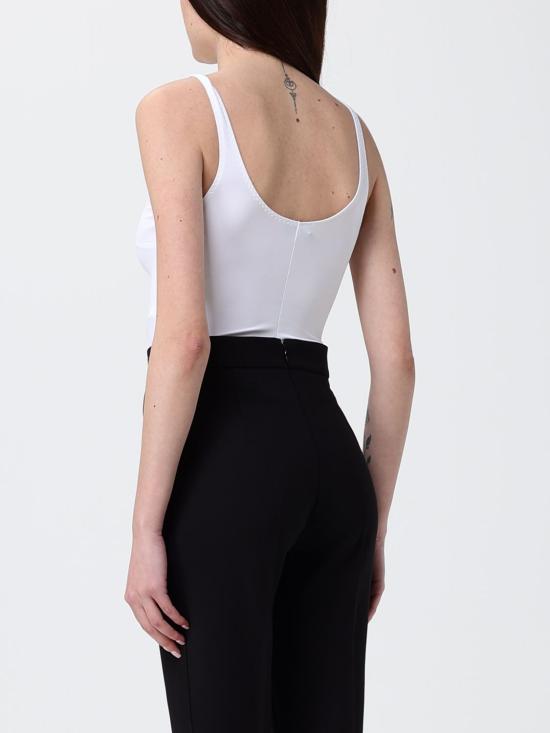 26SS 엘리자베타프랜치 탑 BO03462E2 360 White - ELISABETTA FRANCHI