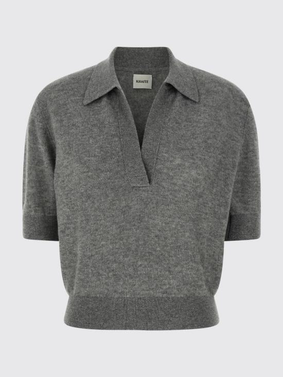 26SS 케이트 슈렁큰 조 스웨터 8787605 244 Grey - KHAITE