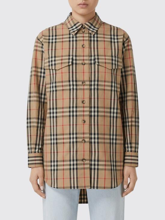 26SS 버버리 체크 긴팔 셔츠 8111851 Beige