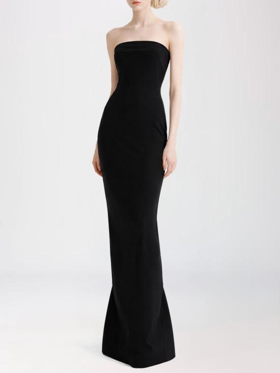 26SS 릭 오웬스 롱 원피스 RP01F6524SY 09 Black