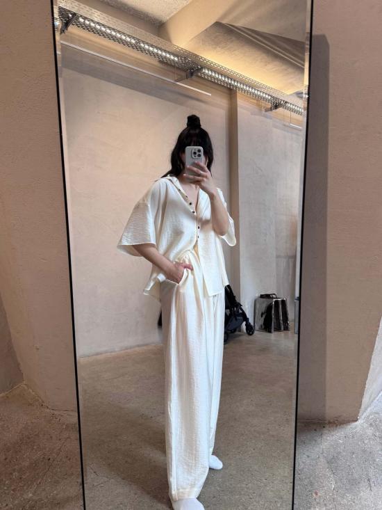  코데라 탑 Cordera 반소매 셔츠 Marfil - CORDERA