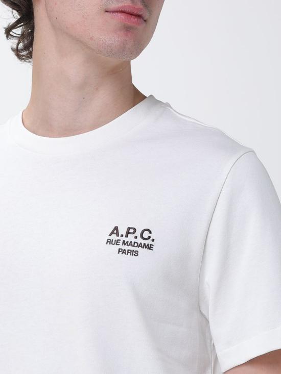 26SS 아페쎄 반팔 티셔츠 COHBUM26388 ALC White 1 - A.P.C.