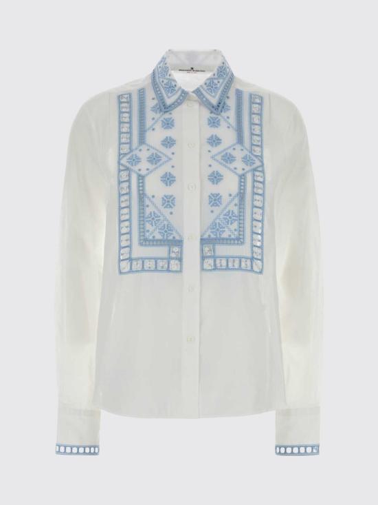 26SS 에르마노 설비노 셔츠 D482K321RGWJ B4826 White - ERMANNO SCERVINO