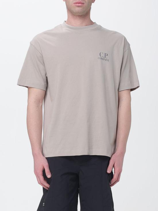 26SS 씨피 컴퍼니 30/1 저지 숏슬리브 로고 티셔츠 20CMTS086A005100W 904 Grey