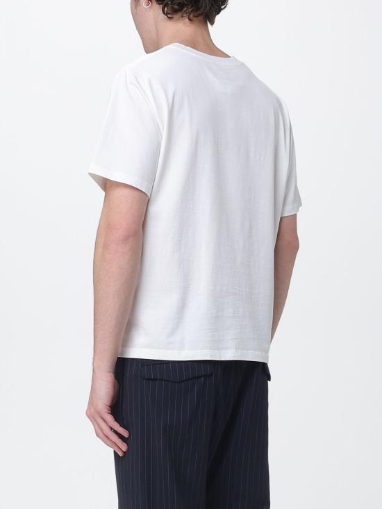 26SS MM6 메종마르지엘라 라벨 패치 티셔츠 SH0GC0069S24311 101 White - MM6 MAISON MARGIELA