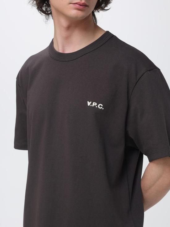 26SS 아페쎄 반팔 티셔츠 COHBQH26391 TCA Brown - A.P.C.