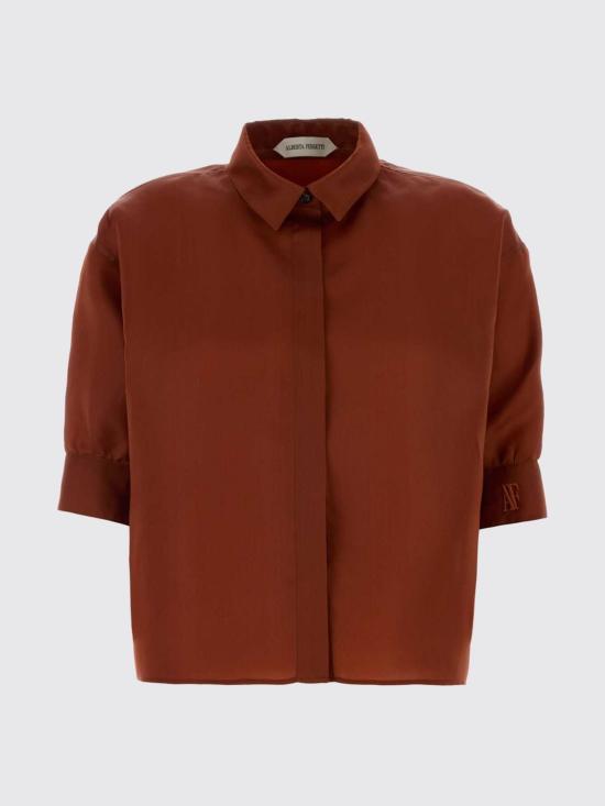 26SS 알베르타 페레티 셔츠 02191619 0110 Brown - ALBERTA FERRETTI