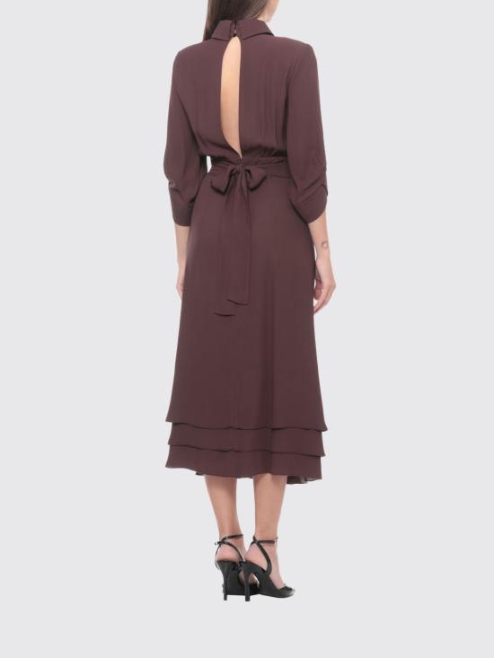 26SS 엘리자베타프랜치 롱 원피스 AB92361E2 644 Brown - ELISABETTA FRANCHI