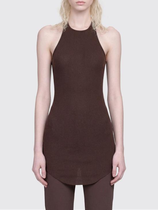 26SS 릭 오웬스 반팔 티셔츠 RP01F6101RC 53 Brown