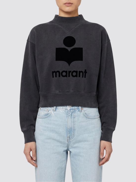 26SS 이자벨마랑에뚜왈 모비 로고 스웨트셔츠 SW0003FAA1M07E 02FK Black