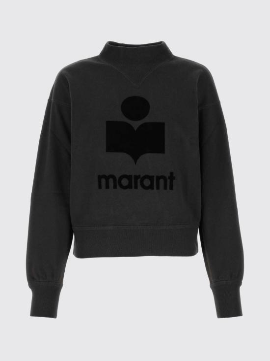 26SS 이자벨마랑에뚜왈 모비 로고 스웨트셔츠 SW0003FAA1M07E 02FK Black - ISABEL MARANT ETOILE