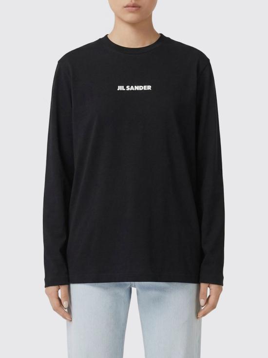 26SS 질샌더 반팔 티셔츠 J02GC0141J20103 001 Black