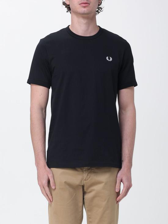 26SS 프레드페리 반팔 티셔츠 M3519 102 Black