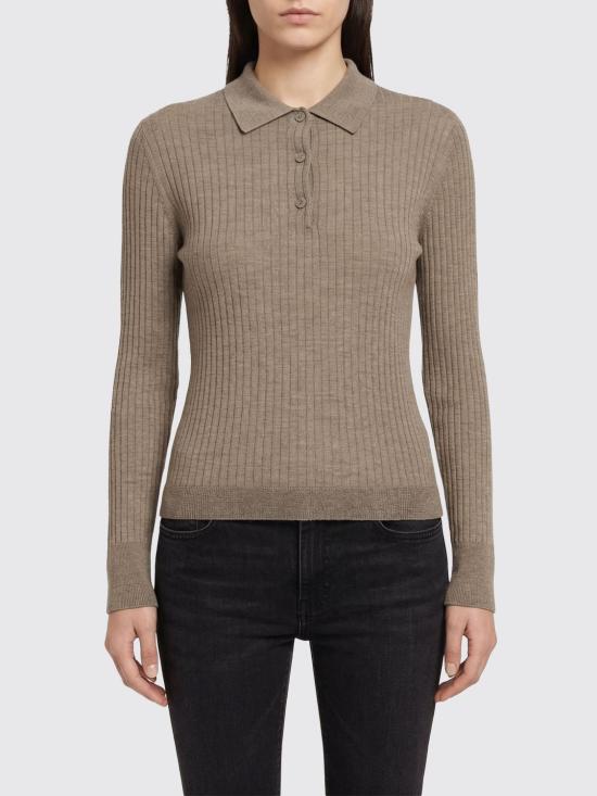 26SS 막스마라 폴로 티셔츠 2611361058600 004 Brown - MAX MARA