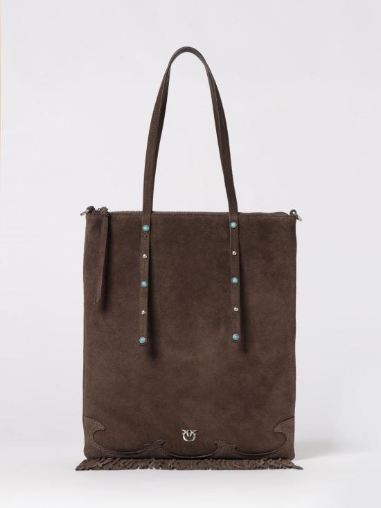 26SS 핑코 토트백 106666A0F6 M11O Brown