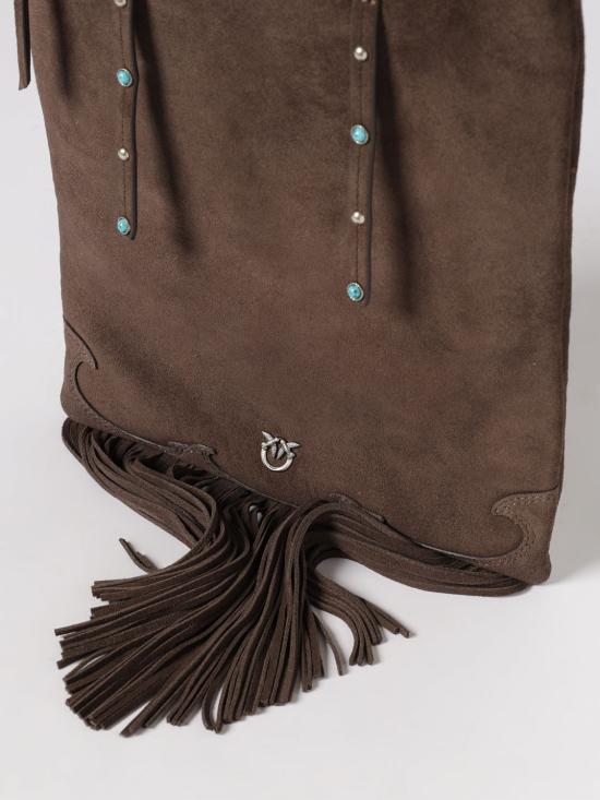 26SS 핑코 토트백 106666A0F6 M11O Brown - PINKO