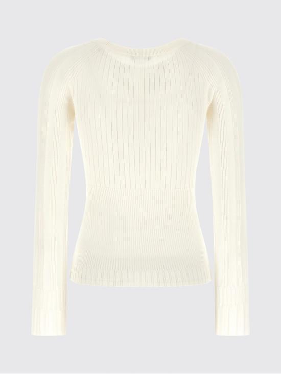 26SS 발망 스웨터 GF1ARA60KJ45 0FA White - BALMAIN