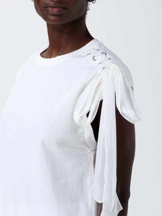 26SS 트윈셋 반팔 티셔츠 261TP2111 00001 White - TWINSET