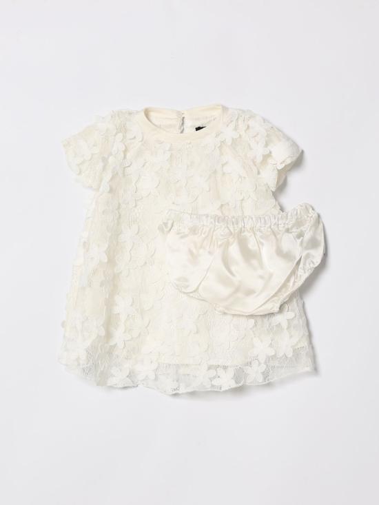 26SS [키즈] 발망 점프수트 BY1181U0263 100 White - BALMAIN