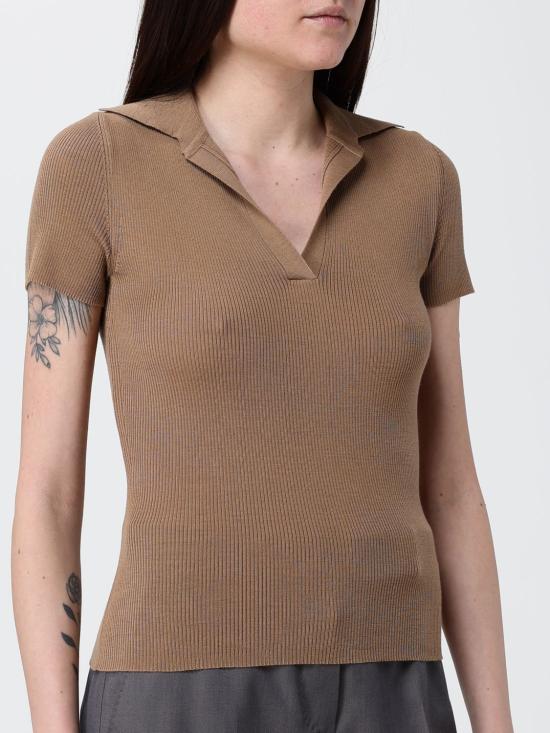 26SS 막스마라 폴로 티셔츠 2611361171600 009 Sand - MAX MARA