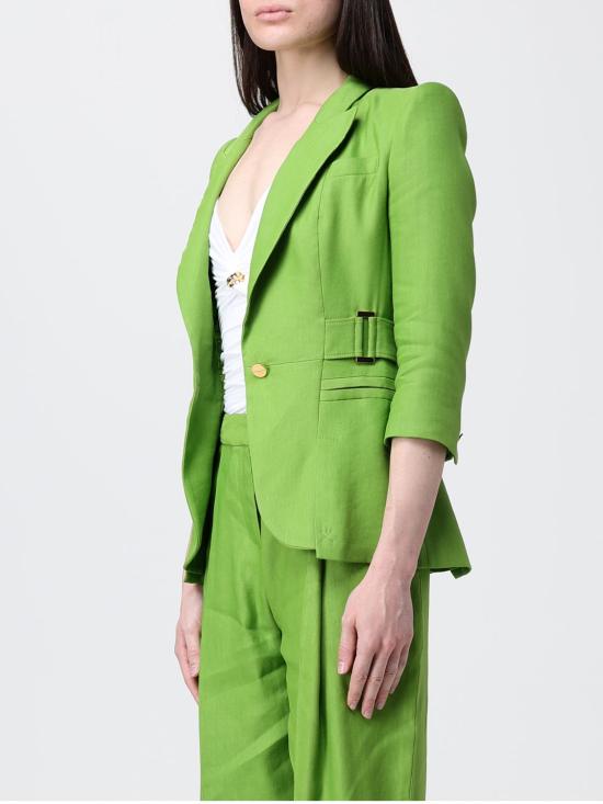 26SS 엘리자베타프랜치 자켓 GI23662E2 EV3 Green - ELISABETTA FRANCHI