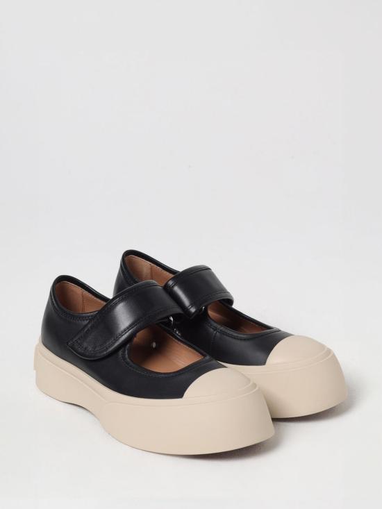 26SS 마르니 스니커즈 SNZW003120P7226 00N99 Black - MARNI