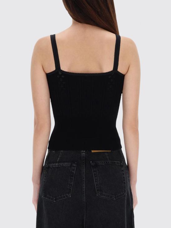 26SS JW앤더슨 탑 KW1469YN0309 999 Black - JW ANDERSON