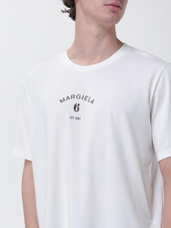 26SS MM6 메종마르지엘라 반팔 티셔츠 SH2GC0038M20048 101 White - MM6 MAISON MARGIELA