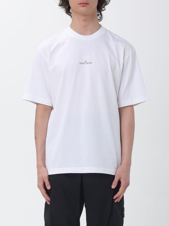 26SS 스톤 아일랜드 반팔 티셔츠 2100001S0374 V0001 White