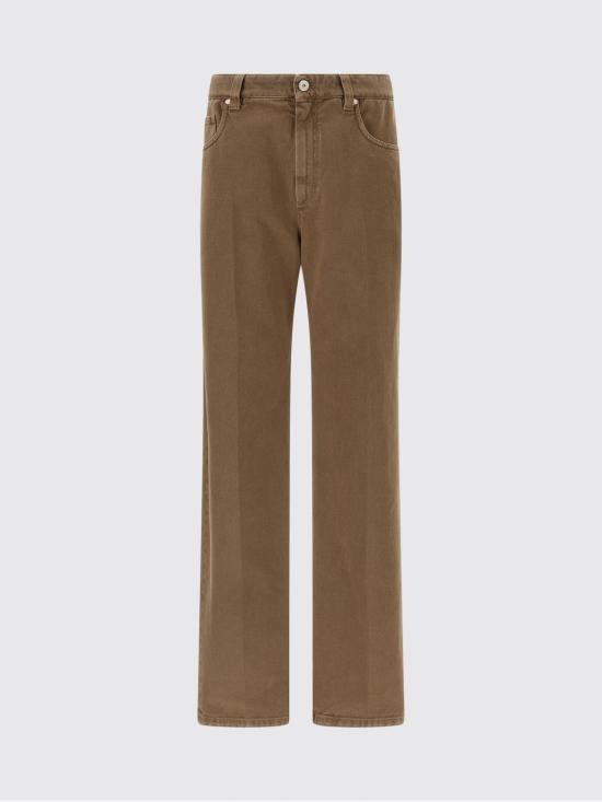 26SS 브루넬로 쿠치넬리 컨템포러리 루즈 데님 팬츠 M0H81P5568 C1799 Beige - BRUNELLO CUCINELLI