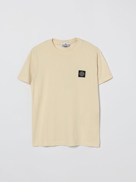 26SS [키즈] 스톤 아일랜드 티셔츠 2100002S0047 V0097 Yellow Cream