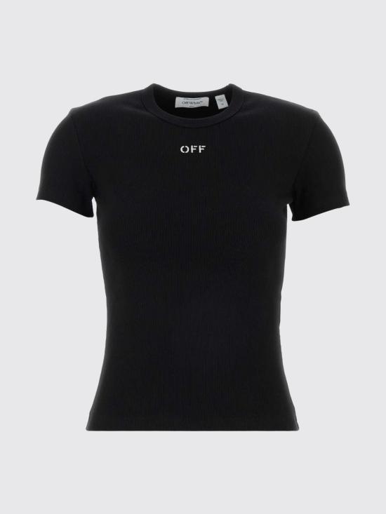 26SS 오프화이트 반팔 티셔츠 2AA065C99JER005 1001 Black 1 - OFF WHITE